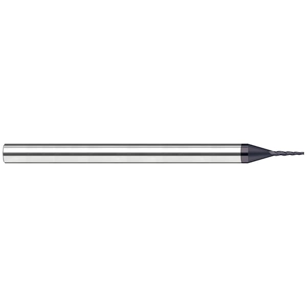 Miniature End Mill - Tapered - Square 0.0620" (1/16) Cutter DIA x 0.3120" (5/16) Length of Cut
